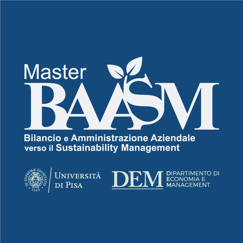 Master Universitario in “Bilancio e Amministrazione Aziendale – verso il Sustainability Management”, Università di Pisa